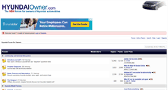 Desktop Screenshot of hyundaiowner.com